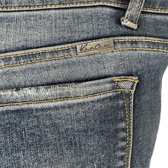 KanCan Jeans Womens Size 31 Waist Blue Stretch Denim Skinny Leg Mid Rise Classic - Picture 7 of 13